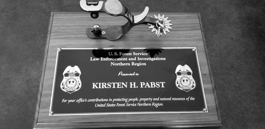 Kristen H Pabst US Forest Service Award